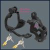 Cobra Terminator Double-Lock Chastity Cage, Anti-Escape Design, 4 Ring Sizes (M-52 mm) view 4