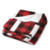 CustonCares Personalized Fleece Blanket with Initial D, Monogram, 30 x 40 in, Plush Throw for Pets, Sofa, Couch, Office, and Wedding Gifts view 3