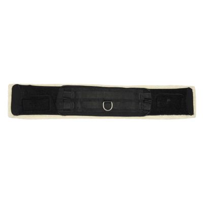 Imperial Riding IRHComfort Dressage Girth with Memory Foam and Removable Faux Fur, Black, 65 cm