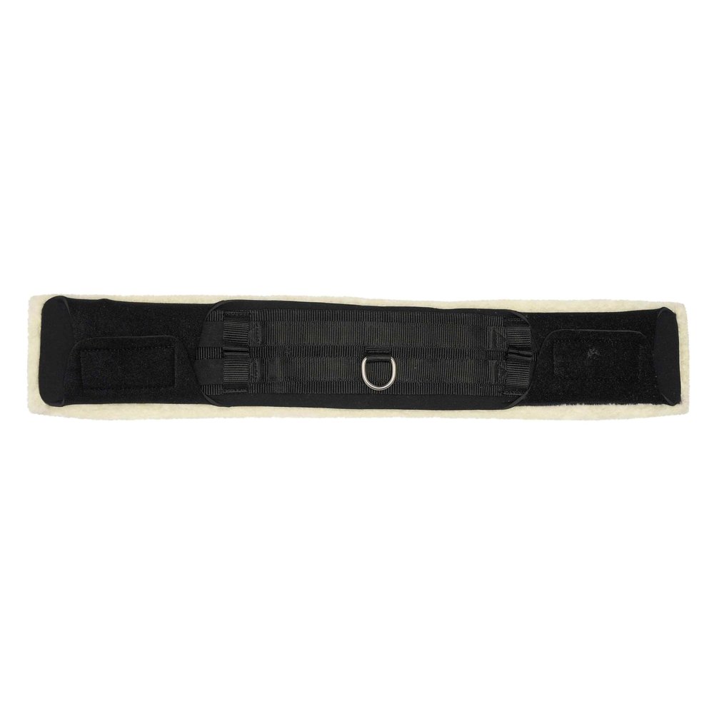 Imperial Riding IRHComfort Dressage Girth with Memory Foam and Removable Faux Fur, Black, 65 cm
