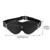 Lpitoy PU Leather Role-Play Blindfold and Sleep Mask for Adults view 2