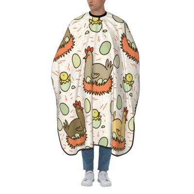 Funny Chicken Egg Barber Cape, Professional Unisex Salon Haircut Cape, 140 x 168 cm