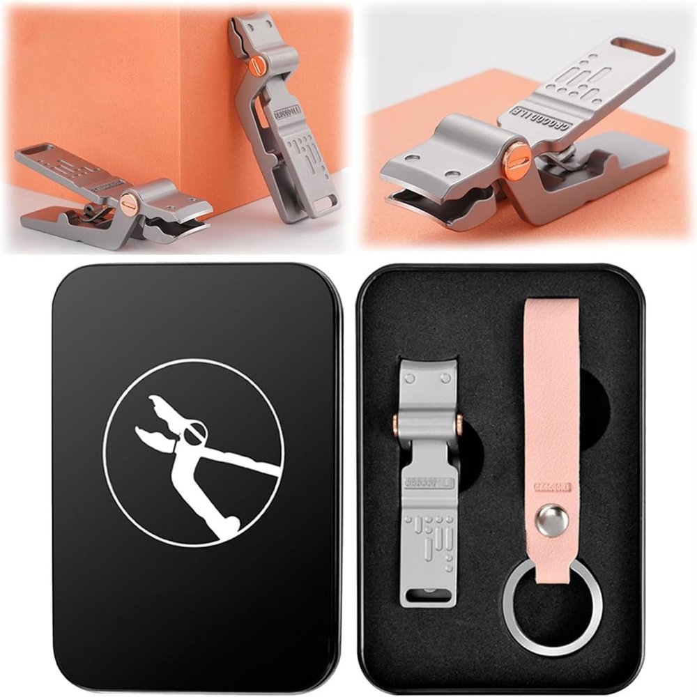 Grishay Crocmax Heavy-Duty Nail Clipper, Pink