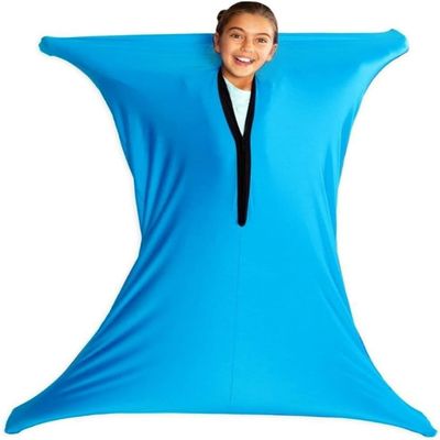 DTREEL Sensory Full-Body Socks for Children, Blue, S