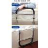 Safety Bed Rail with Folding Handle for Elderly Users view 3