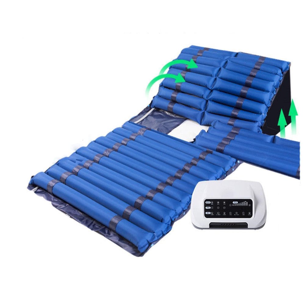 NWBZBH Anti-Bedsore Alternating-Pressure Air Mattress with Pump and Leg-Bending Function