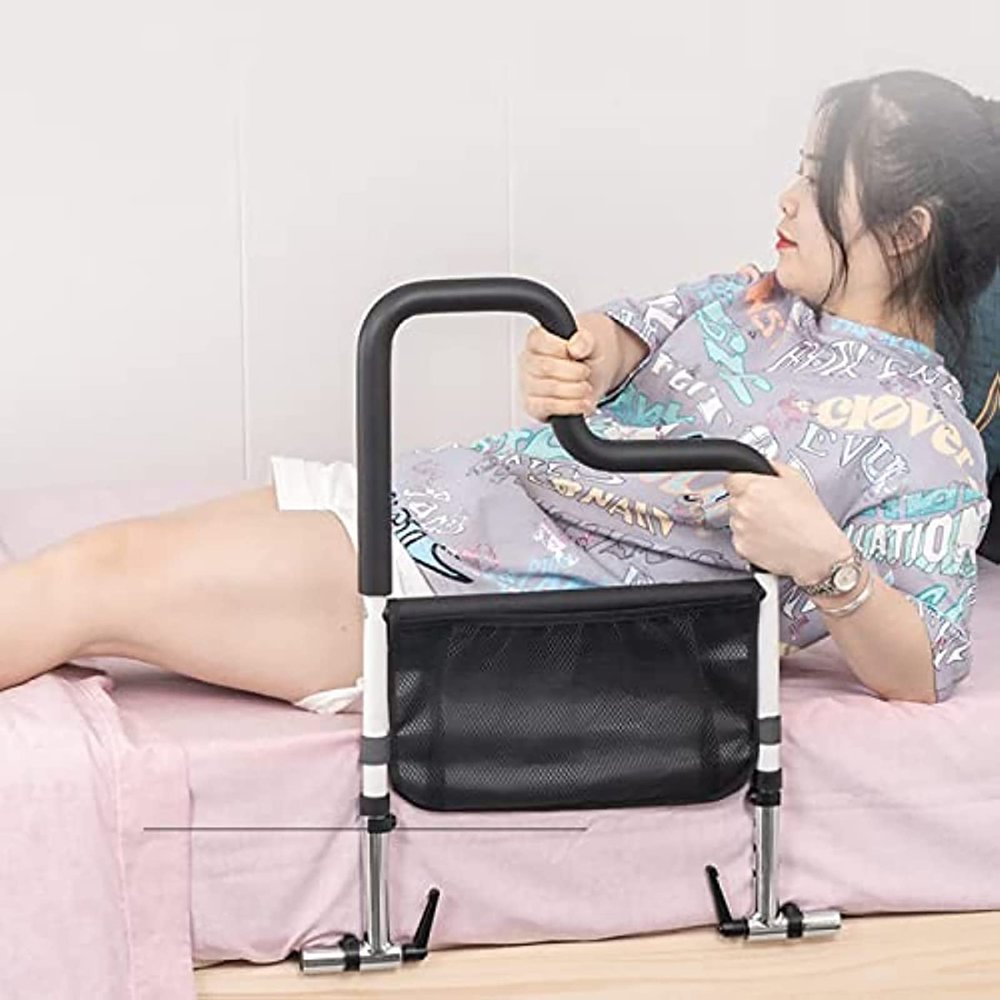 Bed Assist Rail for Seniors, Older Adults, and People with Disabilities, Bed Safety Handle for Getting In and Out, Fall Protection for King and Single Beds