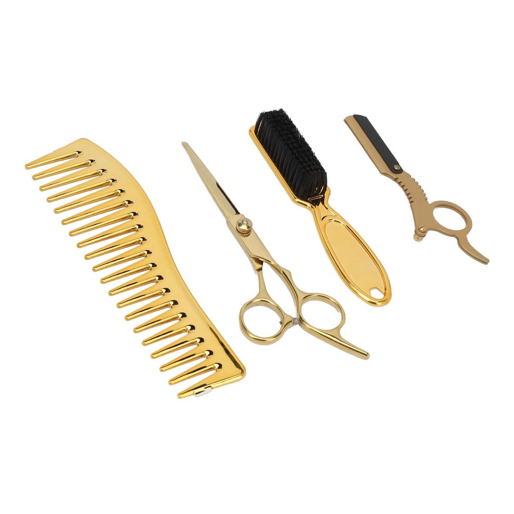 WOTZOV Stainless Steel Hair Cutting Scissors Set for Beginners and Professionals