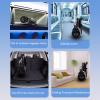 TRGCJGH Foldable Transport Wheelchair, Ultra-Light Travel Wheelchair, 17.7 in Seat, 12 Wheels, Orange view 3