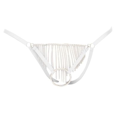 Men’s Sexy Lingerie Jockstrap, Low-Rise Transparent Thong