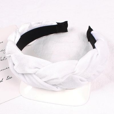 Blausky Braided Velvet Headband for Women