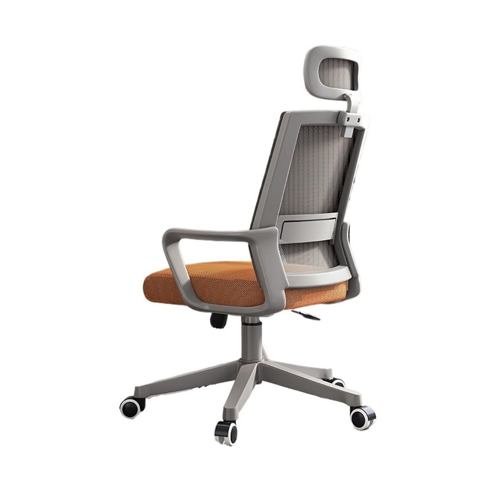 Beauty Comes Ergonomic Office Chair, Mesh, High Backrest, Gaming Chair, Large and Tall, Adjustable, Comfortable Home Office Chair for Men and Women, Swivel Chair (Orange)