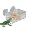 Kasmole Reptile Feeding Bowl with Suction Cup view 1
