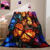 Butterfly Flannel Throw Blanket, 60 x 80 in view 2