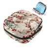 Period Pouch for School, Sanitary Pad Storage Bag, Zippered Menstrual Cup and Tampon Pouch, Tree and Flower, 36 Pieces view 1