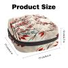 Period Pouch for School, Sanitary Pad Storage Bag, Zippered Menstrual Cup and Tampon Pouch, Tree and Flower, 36 Pieces view 3