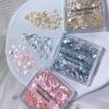 Irregular Shell Nail Art Flakes, Colorful 3D Decorations view 4