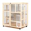 WOTZOV Extra-Large 3-Story Cat Cage Apartment with Wheels view 1