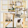 WOTZOV Extra-Large 3-Story Cat Cage Apartment with Wheels view 3