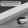 QHZYMX Aluminum Alloy Wall Corner Protector Strips, 4 x 180 cm (5.9 ft) view 3