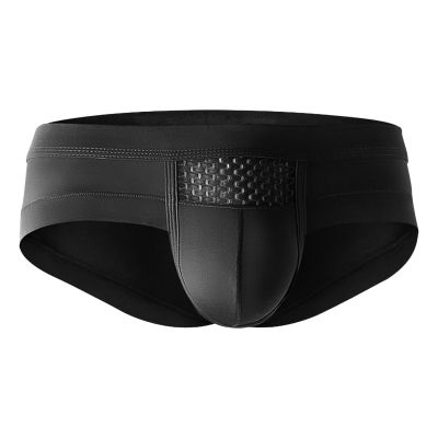 Men's String Jockstrap, Thong Underwear, Swim Brief, Kinkywear, Black, 3XL