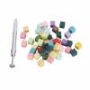 Ombre Nail Sponges, Nail Art Stamping Tool with Magnetic Pickup Clip, 100-Piece Set view 4