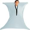 Sensory Body Sock for Children, 101.6 x 68.6 cm, Full-Body Stretch Wrap, Gray, L view 1