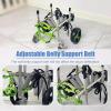 Dog Wheelchair with Full Support, 4-Wheel Mobility Cart for Disabled Dogs (XXX-Small) view 3