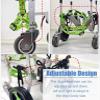 Dog Wheelchair with Full Support, 4-Wheel Mobility Cart for Disabled Dogs (XXX-Small) view 4