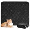 Washable, Non-Slip Pee Pads for Large Dogs, for Travel, 24 x 36 in + 36 x 42 in, Black and White, 2-Pack view 2