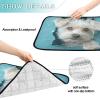 Washable, Non-Slip Dog Mats for Grass, 61 x 91.4 cm + 91.4 x 106.7 cm, Cartoon Cute White Dog, 2-Pack view 4