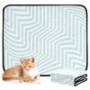 Reusable Pee Pads for Large Dogs, Extra-Large, Washable, Non-Slip, for Car and Airplane, 61 x 91.4 cm + 91.4 x 106.7 cm, Blue and White, 2-Pack view 2