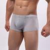 Men's Transparent High-Waist Mesh Thong view 3