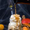 Pumpkin Straw Toppers, Halloween 3D Cartoon Straw Attachments view 2