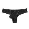 Men's Sexy Transparent Black Thong Loincloth, Size L view 4