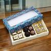 Ghasitaram Gifts Jaiccha 3-Part Printed Box of Bites and Exotic Sweets view 1