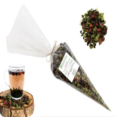 Gelviu Mulberry Leaf and Aronia Fruit Tea Blend, Unsweetened, Vegan Gift Set for Grandma