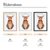 My 1st Christmas Personalized Baby Footprint Poster Set with Name, Christmas Gift for Baby and New Parents (A3 | Children up to approx. 4 years | Feet up to approx. 15 cm, Deer) view 4