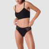 Siegmund Care Women's Lace Brief, Washable and Reusable, Up to 60 ml Absorbency, Black, XL view 2