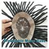 Natural-Looking 5-Inch Afro Dreadlock Hairpiece for Black Men view 3