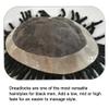Natural-Looking 5-Inch Afro Dreadlock Hairpiece for Black Men view 4