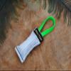 Generic Floating Dummy, 10 cm Mini Fire Hose, 1 Loop, PVC, Neon Green, Search Dog view 1