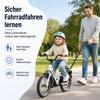 Puky Bicycle Training Aid Saddle with Push Bar, Black & Blaubaer Diaper | Quick Installation, Balance Aid for Children | Compatible with 12–18 in. Puky Bicycles | Ergonomic Design for Parents view 2