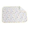 Cotton Changing Pad, Waterproof Baby Mat for Home or Travel (Yellow Trim, M) view 4