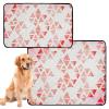 Dog Mat for Cats, Extra-Large Washable Non-Slip Urine Pads, 61 x 91 cm, Boho Style, 2-Pack view 1