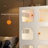 Cat Cage with Litter Box, Indoor Cat Enclosure, DIY Cat Playpen with Casters, Raises Height by 4 cm (Color: view 4