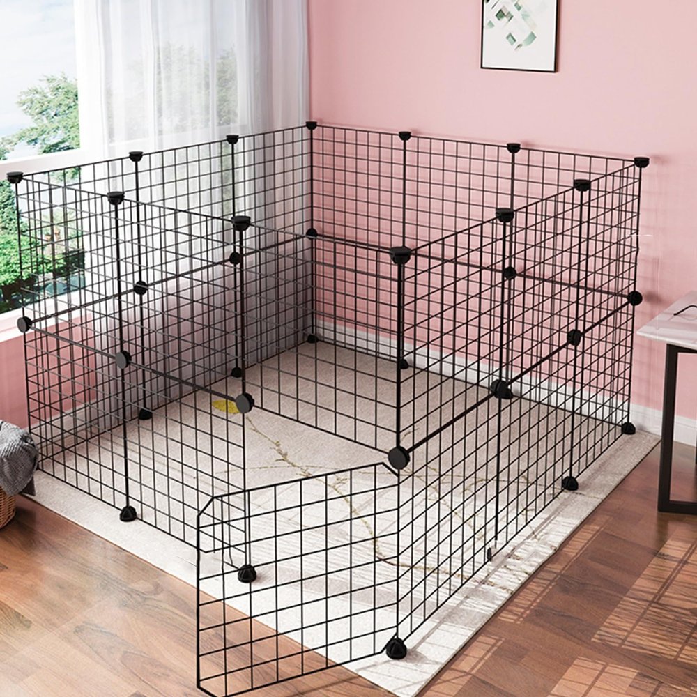Indoor Cat Cage with Removable House