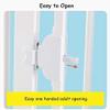 Extra-Tall Pet Gate for Dogs and Cats, Indoor Safety Gate for Doors, Stairs and Hallways, White Metal, Width 66–69 cm view 2