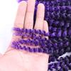 8-Inch Synthetic Hair Extension, Curl Bounce Afro Kinky Curly Crochet Braiding Hair (30-613) view 3