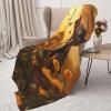YYHWHJDE Super Soft Elephant and Sunflower Blanket, 101.6 x 76.2 cm view 4